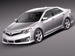 Toyota Camry SE 2012 USA 3D 모델
