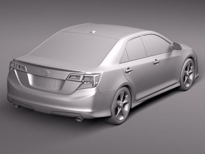 Toyota Camry SE 2012 USA 3D 모델