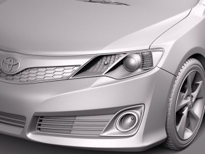 Toyota Camry SE 2012 USA 3D 모델