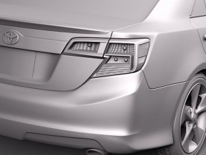 Toyota Camry SE 2012 USA 3D 모델