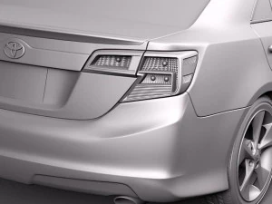 Toyota Camry SE 2012 USA Model 3D