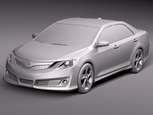 Toyota Camry SE 2012 USA 3D 모델