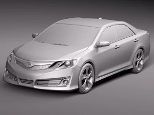 Toyota Camry SE 2012 USA Model 3D