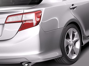Toyota Camry SE 2012 USA 3D 모델