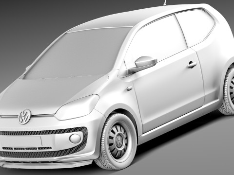 Volkswagen UP 3-door 2013 3D 模型