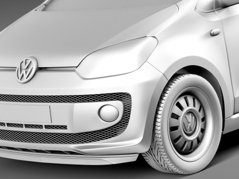 Volkswagen UP 3-door 2013 3D 模型