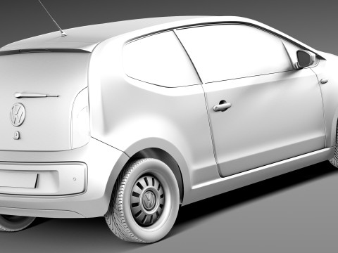 Volkswagen UP 3-door 2013 3D 模型