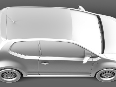 Volkswagen UP 3-door 2013 3D 模型
