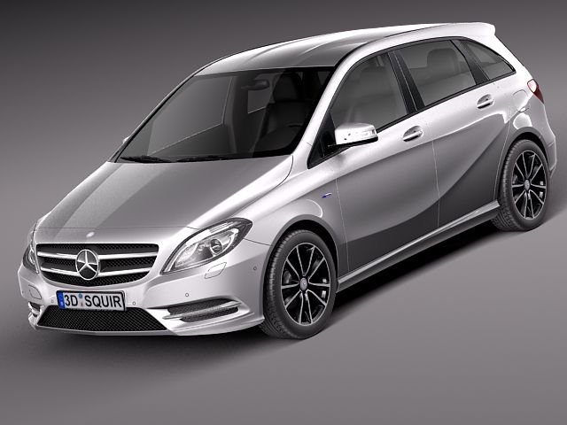 Mercedes-Benz B-class 2012 3D मॉडल .c4d .max .obj .3ds .fbx .stl .blend 