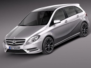 Mercedes-Benz B-class 2012 3Dモデル