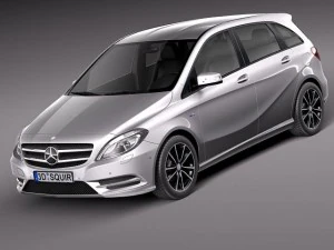 Mercedes-Benz classe B 2012 Modelo 3D