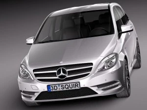 Mercedes-Benz B-class 2012 3D Model
