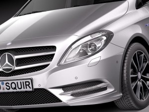 Mercedes-Benz B-class 2012 3D मॉडल