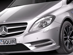 Mercedes-Benz B-class 2012 3D Model