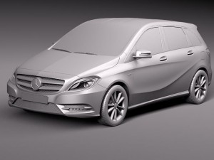 Mercedes-Benz B-class 2012 3D मॉडल