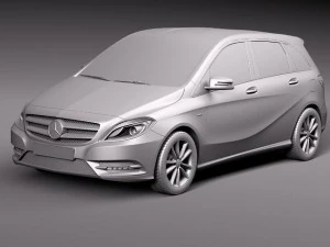 Mercedes-Benz B-class 2012 3D Model