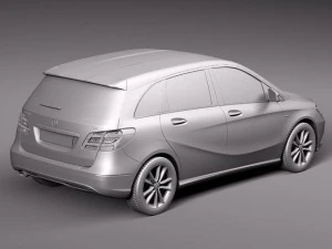 Mercedes-Benz B-class 2012 3D Model