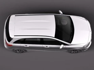 Mercedes-Benz B-class 2012 3D Model