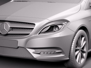 Mercedes-Benz B-class 2012 3D मॉडल