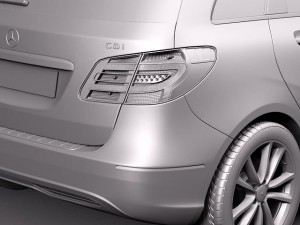 Mercedes-Benz B-class 2012 3D मॉडल