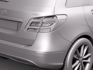 Mercedes-Benz B-class 2012 3D Model