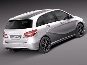 Mercedes-Benz B-class 2012 3D Model