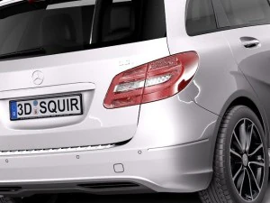 Mercedes-Benz B-class 2012 3D Model