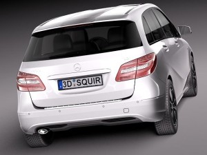 Mercedes-Benz B-class 2012 3D मॉडल