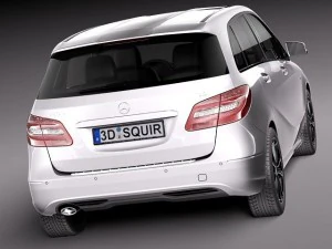 Mercedes-Benz B-class 2012 3D Model