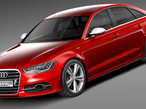 Audi S6 2013 3D Model