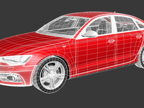 Audi S6 2013 3D Model