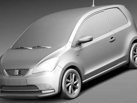 Seat Mii 2013 3D-Modell