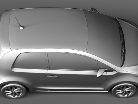 Seat Mii 2013 3D-Modell