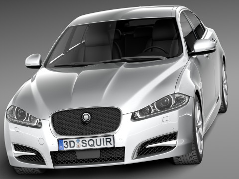 Jaguar XF 2013 Modelo 3D