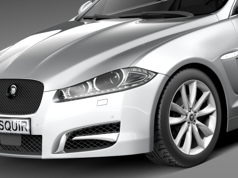Jaguar XF 2013 Modelo 3D