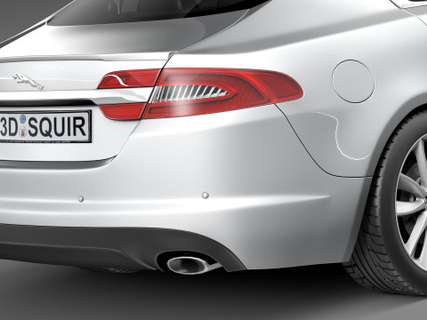 Jaguar XF 2013 Modelo 3D