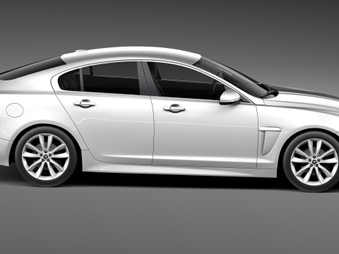 Jaguar XF 2013 Modelo 3D