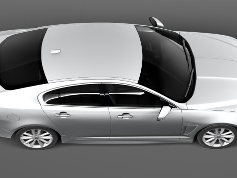 Jaguar XF 2013 Modelo 3D