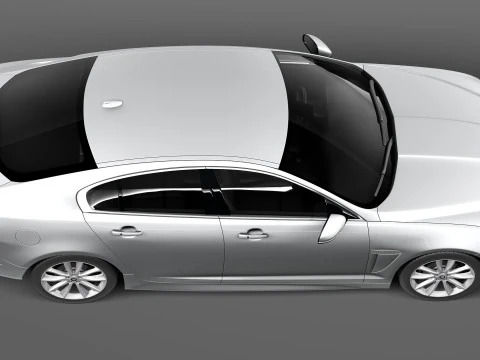 Jaguar XF 2013 3D Model