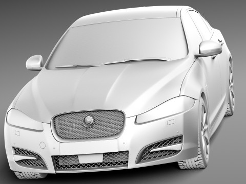 Jaguar XF 2013 Modelo 3D