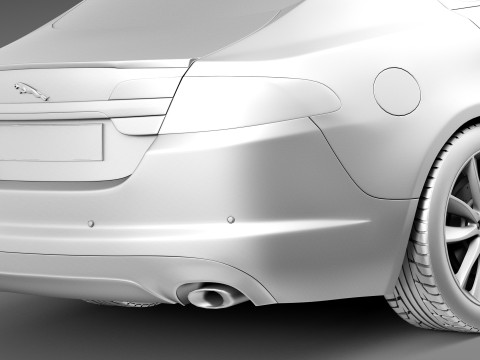 Jaguar XF 2013 Modelo 3D