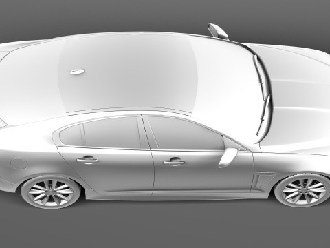 Jaguar XF 2013 Modelo 3D