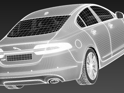 Jaguar XF 2013 Modelo 3D