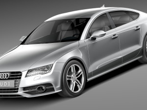 Audi S7 2013 3D Model