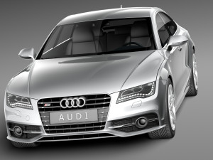 Audi S7 2013 3D Model