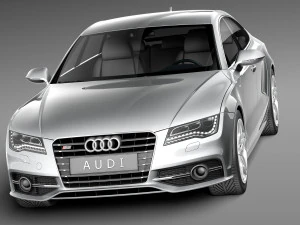 Audi S7 2013 3D Model