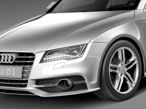 Audi S7 2013 3D Model