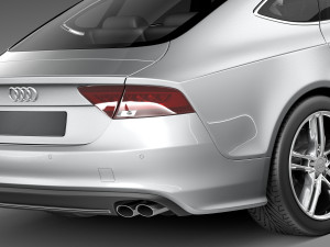 Audi S7 2013 3D Model