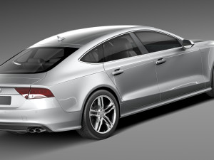 Audi S7 2013 3D Model