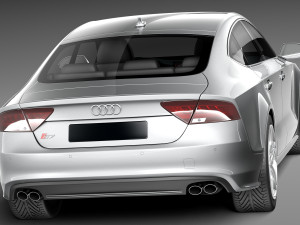 Audi S7 2013 3D Model
